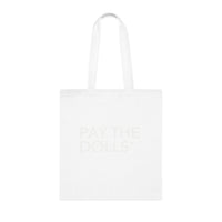 PAY THE DØLLS 00 SIGNATURE TØTE — Canvas Carryall