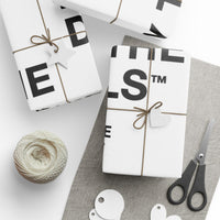 PAY THE DØLLS GIFT WRAP — Black Typography Paper