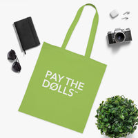 PAY THE DØLLS 00 SIGNATURE TØTE — Canvas Carryall