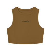 Women's Tight Crewneck Crop Tank Top
