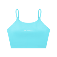 Spaghetti Strap Yoga Sports Bra