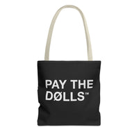 PAY THE DØLLS REPEAT TØTE — Graphic Canvas Bag