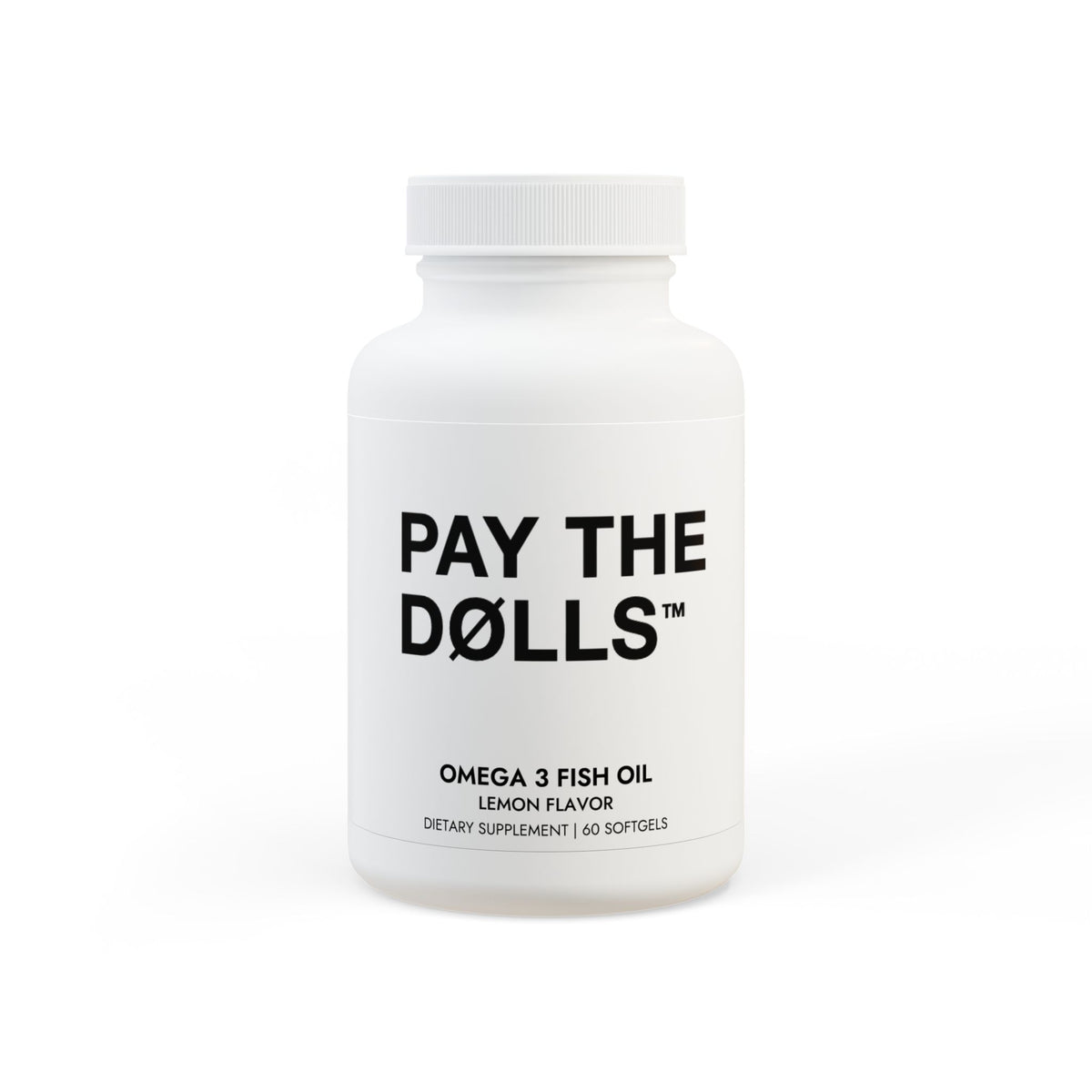 PAY THE DØLLS VITAL GLOW OMEGA-3 — Fish Oil 60 Softgels