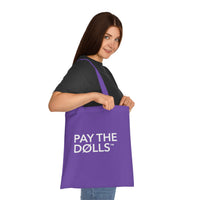 PAY THE DØLLS 00 SIGNATURE TØTE — Canvas Carryall