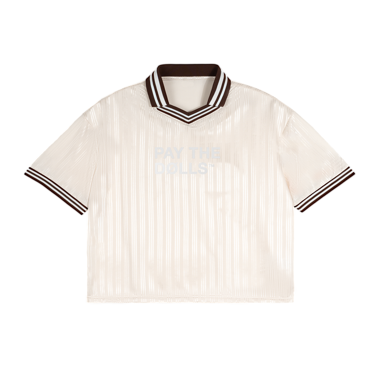 PAY THE DØLLS POLO TEE — Contrast Stripe Collar