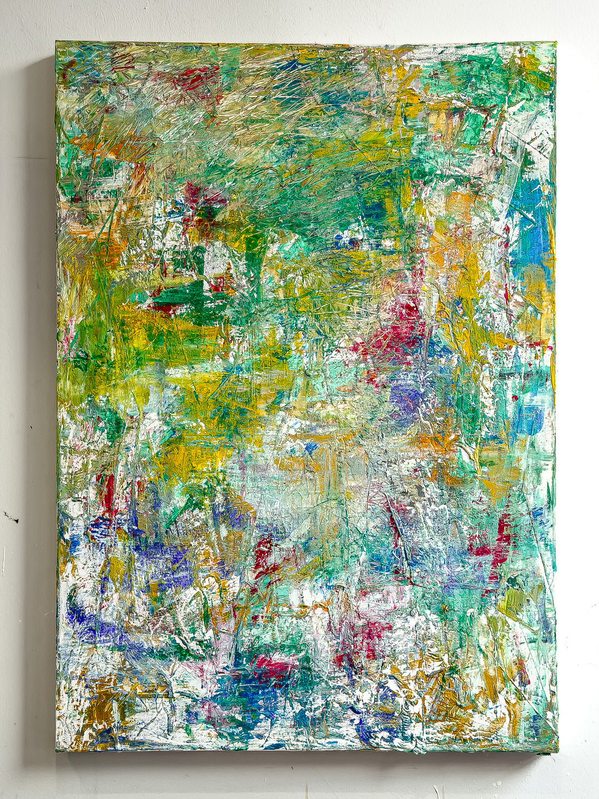 Impressionist Green & Gold