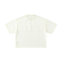 240GSM Men’s Boxyfit Mesh Layered Short Sleeve T-Shirt Off White