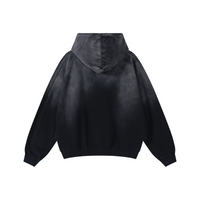 480GSM Vintage Washed Heavyweight Sweatshirt Vintage Black