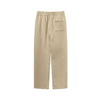 345GSM Thermal Fleece Relaxed Straight Sweatpants Sand Dune