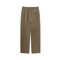 345GSM Thermal Fleece Relaxed Straight Sweatpants Caramel