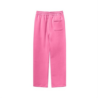 345GSM Thermal Fleece Relaxed Straight Sweatpants Beige