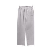 345GSM Thermal Fleece Relaxed Straight Sweatpants Cement Gray
