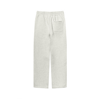 345GSM Thermal Fleece Relaxed Straight Sweatpants Oatmeal Gray