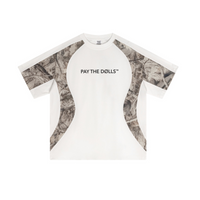 240GSM Smart Quick-Dry Cotton Camouflage Panel Sweatshirt White