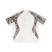 240GSM Smart Quick-Dry Cotton Camouflage Panel Sweatshirt White