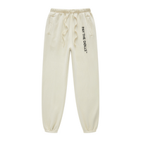 400GSM Fleece-Lined Washed Tracksuit Relaxed Fit Apricot Grey