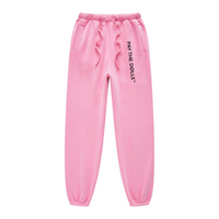 400GSM Fleece-Lined Washed Tracksuit Relaxed Fit Fuchsia Pink