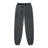 400GSM Fleece-Lined Washed Tracksuit Relaxed Fit Dark Grey