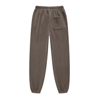 400GSM Fleece-Lined Washed Tracksuit Relaxed Fit Coffee Brown