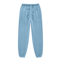 400GSM Fleece-Lined Washed Tracksuit Relaxed Fit Sky Blue