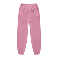 400GSM Fleece-Lined Washed Tracksuit Relaxed Fit Fuchsia Pink